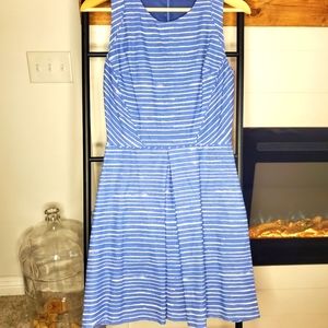 GAP Dress, size 0, blue & white